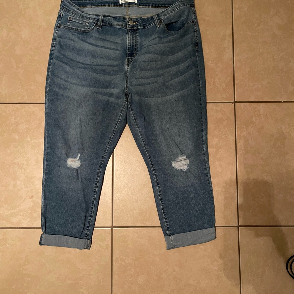 Denizen from Levi's Blue Boyfriend Jeans